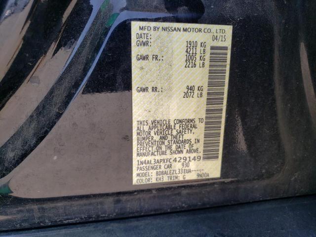 2015 NISSAN ALTIMA 2.5 1N4AL3APXFC429149