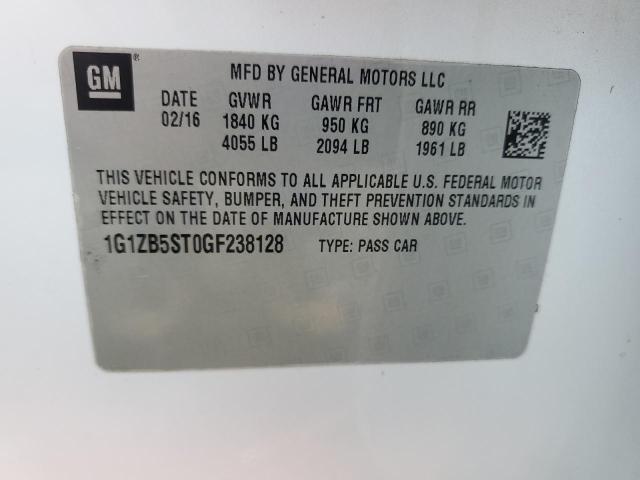 2016 CHEVROLET MALIBU LS - 1G1ZB5ST0GF238128
