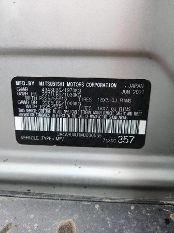 2021 MITSUBISHI OUTLANDER SPORT ES JA4ARUAU1MU030555