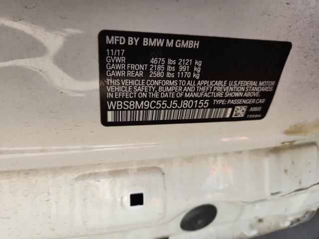 2018 BMW M3 - WBS8M9C55J5J80155