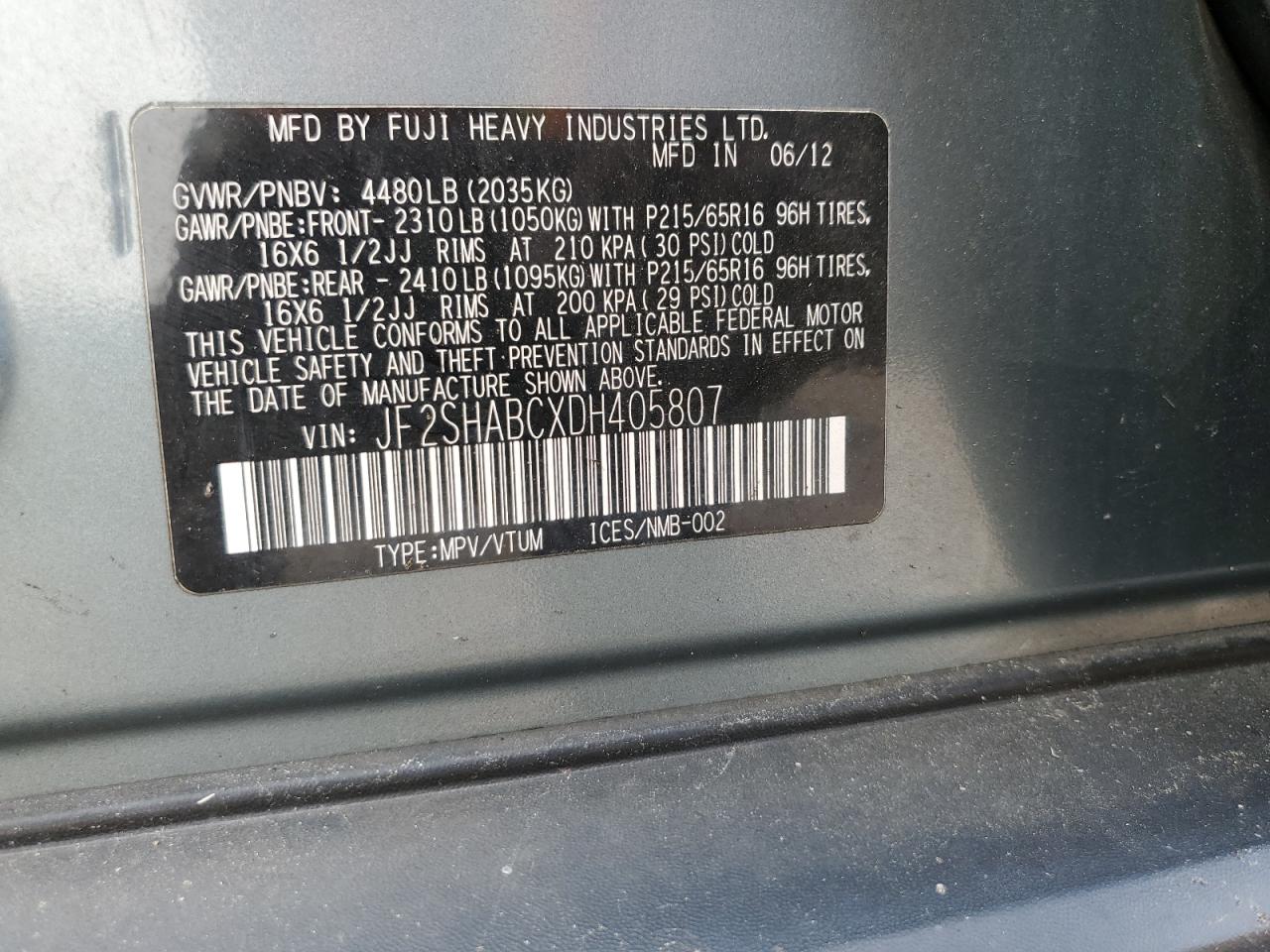 SUBARU FORESTER 2.5X