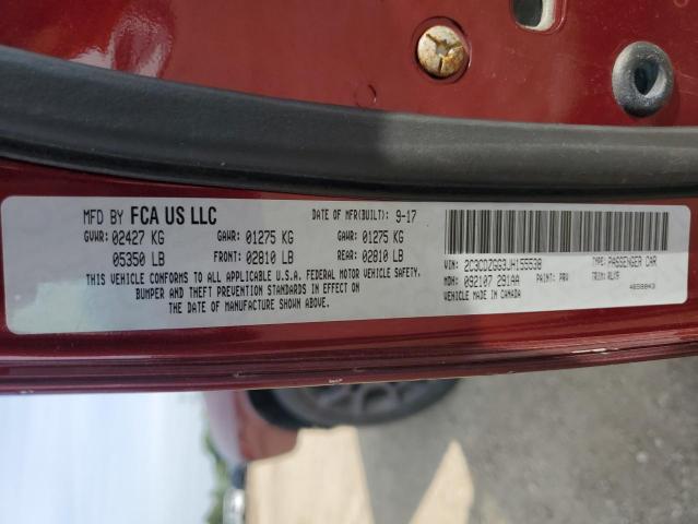 2018 DODGE CHALLENGER - 2C3CDZGG3JH155538