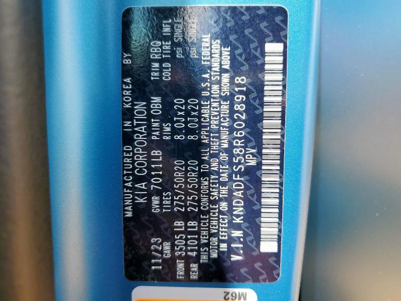 2024 KIA EV9 LAND KNDADFS58R6028918