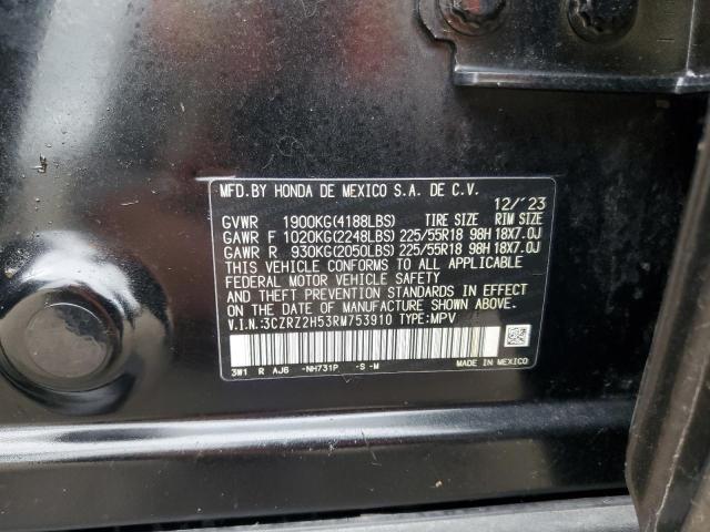 2024 HONDA HR-V SPORT 3CZRZ2H53RM753910