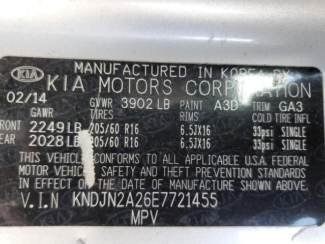 2014 KIA SOUL - KNDJN2A26E7721455
