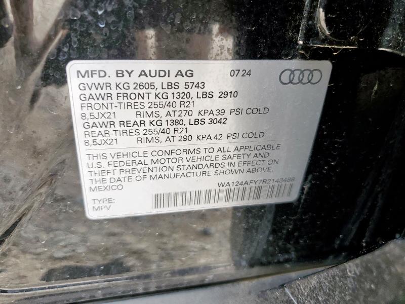 2024 AUDI SQ5 SPORTB WA124AFY7R2143488