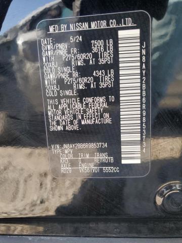 2024 NISSAN ARMADA SL JN8AY2BB6R9853734