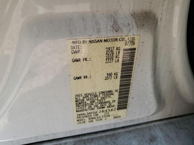 2016 NISSAN ALTIMA - 1N4AL3AP1GC264562