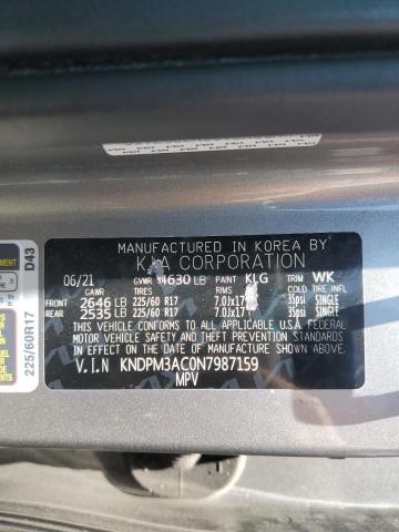 2022 KIA SPORTAGE L KNDPM3AC0N7987159