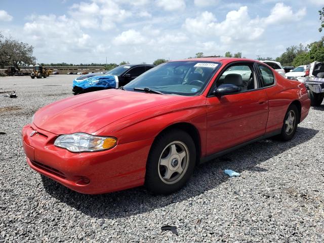 CHEVROLET MONTE CARL 2004 red  gas 2G1WW12E349282937 photo #1