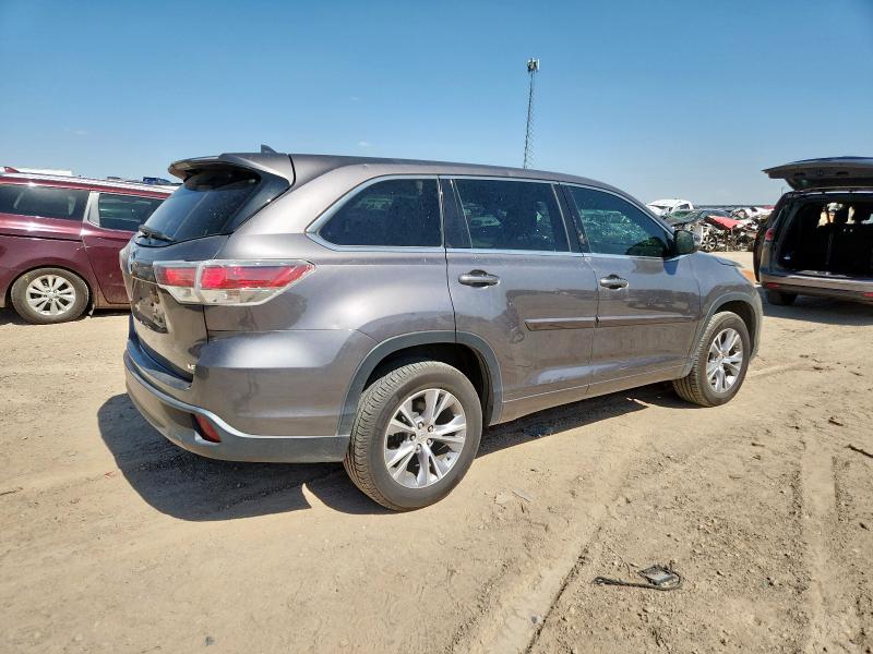 Vin: 5tdzkrfh9fs117844, lot: 61041625, toyota highlander le 20153