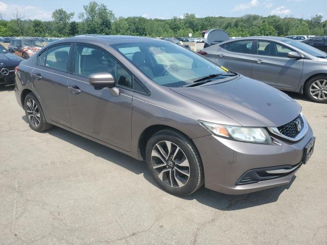 Vin: 19xfb2f84fe208427, lot: 61655445, honda civic ex 20154