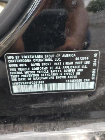 2015 VOLKSWAGEN PASSAT SEL 1VWCV7A31FC001680