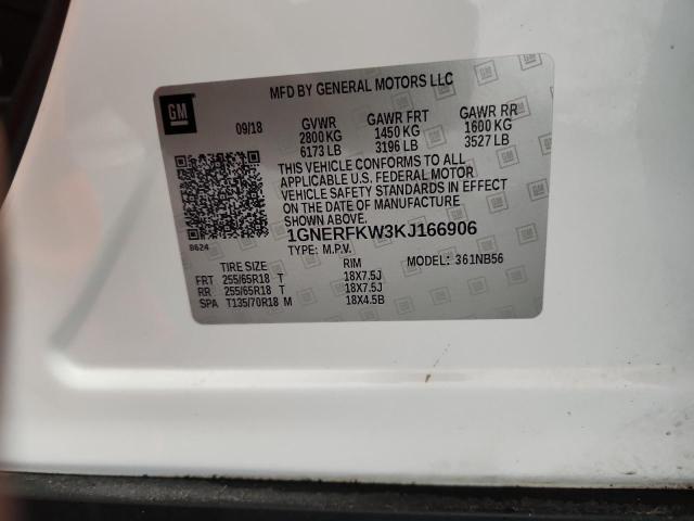 2019 CHEVROLET TRAVERSE L 1GNERFKW3KJ166906