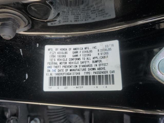 2016 HONDA ACCORD LX 1HGCR2F3XGA137548