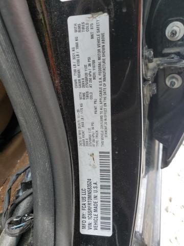 2021 RAM 1500 LARAM 1C6SRFRT0MN583524