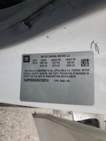 2016 BUICK VERANO SPO 1G4PW5SK4G4152614
