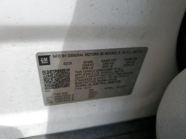 2019 CHEVROLET TRAX 1LT - 3GNCJLSB7KL288719