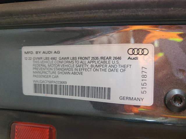 2023 AUDI A5 PREMIUM WAUDACF58PA033669