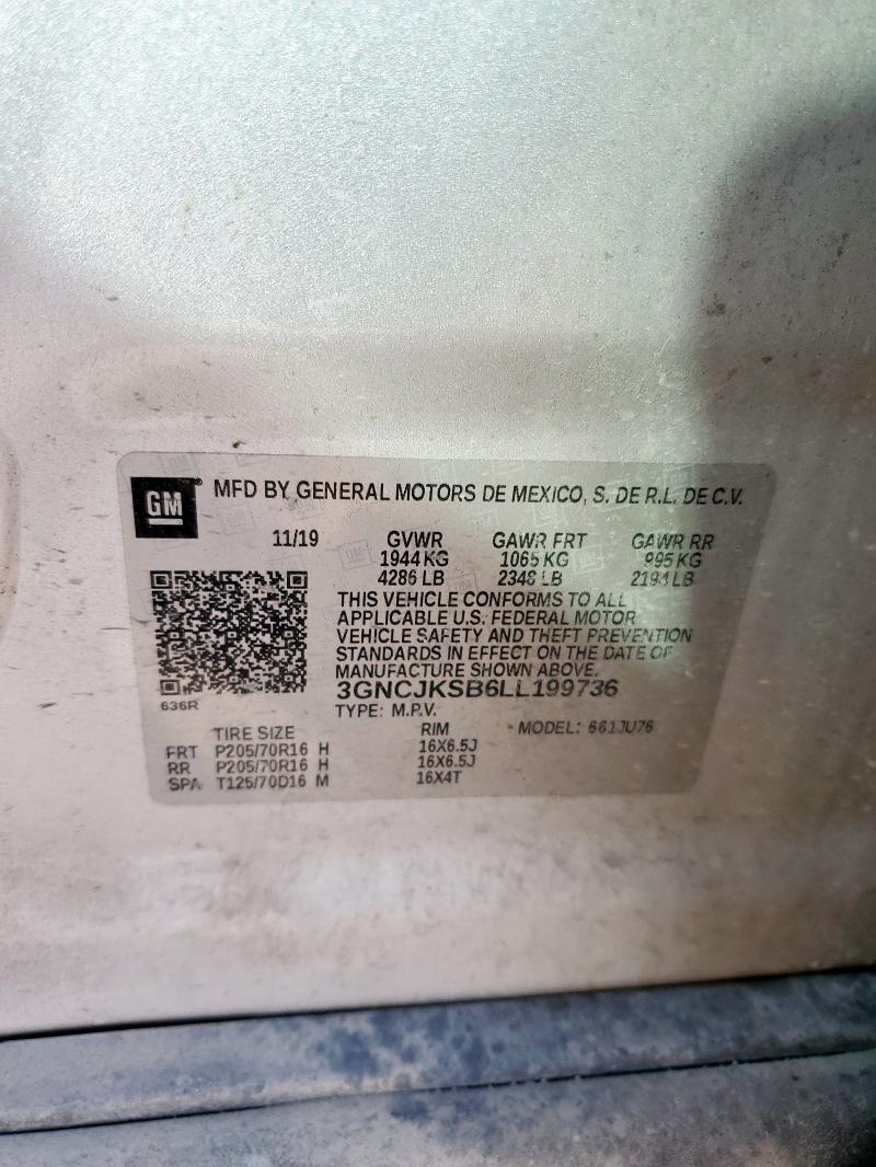 2020 CHEVROLET TRAX LS - 3GNCJKSB6LL199736