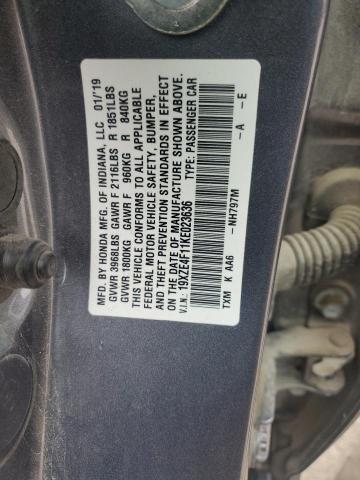 2019 HONDA INSIGHT LX 19XZE4F11KE023636