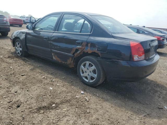 HYUNDAI ELANTRA GL 2006 black  gas KMHDN46D06U272534 photo #3