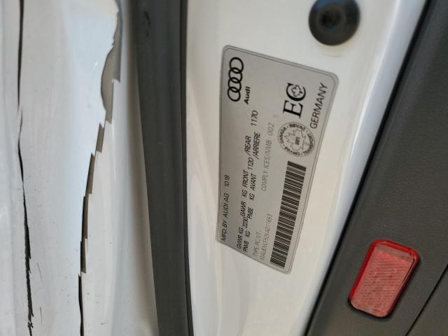 2019 AUDI A5 PREMIUM WAUENCF52KA011653