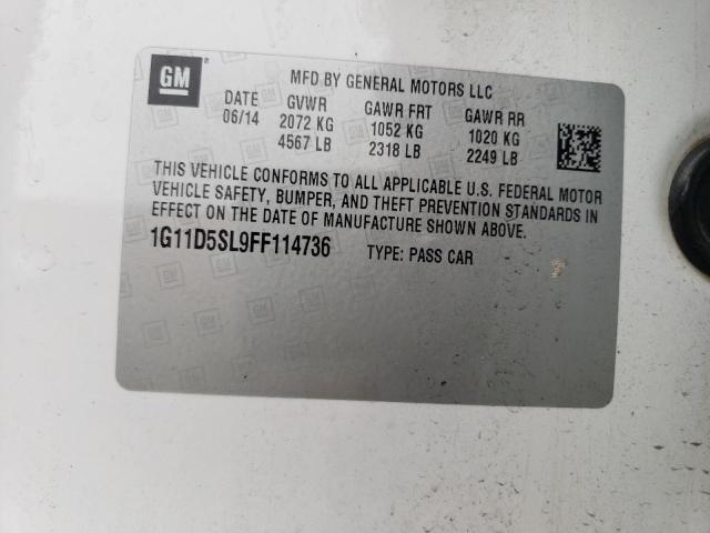 2015 CHEVROLET MALIBU 2LT 1G11D5SL9FF114736