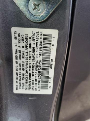 2015 HONDA CIVIC LX 19XFB2F53FE269256