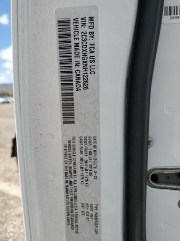 2022 DODGE CHARGER GT 2C3CDXHGXNH122626