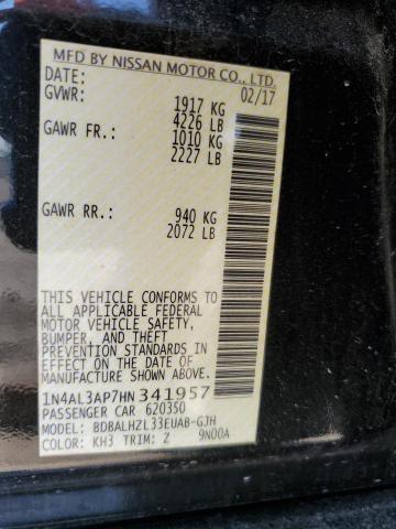 2017 NISSAN ALTIMA 2.5 - 1N4AL3AP7HN341957