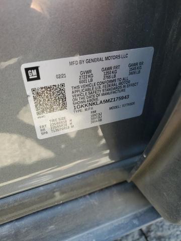 2021 GMC ACADIA SLE - 1GKKNKLA5MZ175943