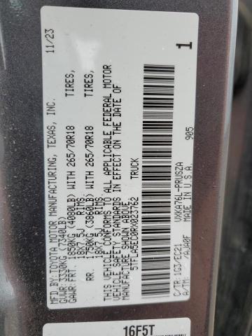 2024 TOYOTA TUNDRA CRE - 5TFLA5EC0RX023762