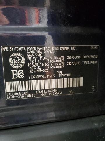 2020 TOYOTA RAV4 XLE - 2T3R1RFV8LC115877