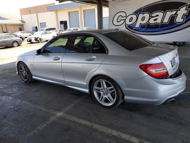 MERCEDES-BENZ C 250 2012 white  gas WDDGF4HB6CA607924 photo #3