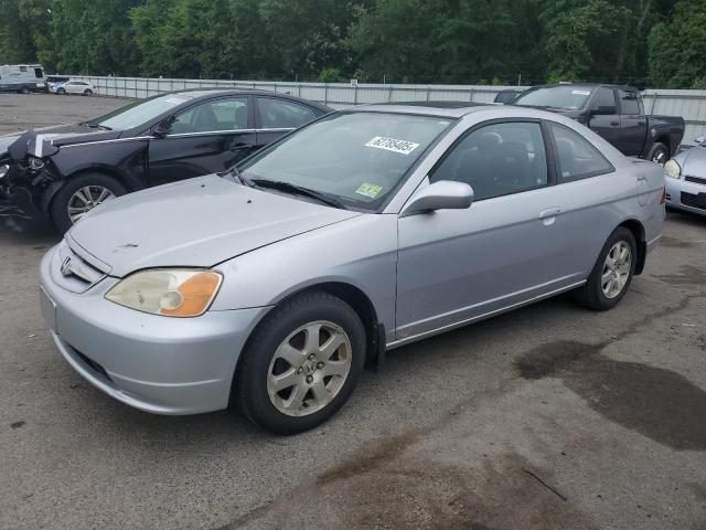 HONDA CIVIC EX 2003 silver coupe gas 1HGEM22993L084504 photo #1