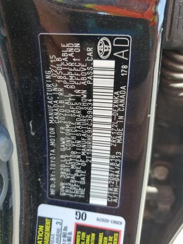 2015 TOYOTA COROLLA L - 2T1BURHE9FC369634