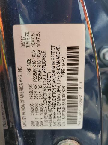 2018 ACURA RDX TECHNO 5J8TB4H53JL001806