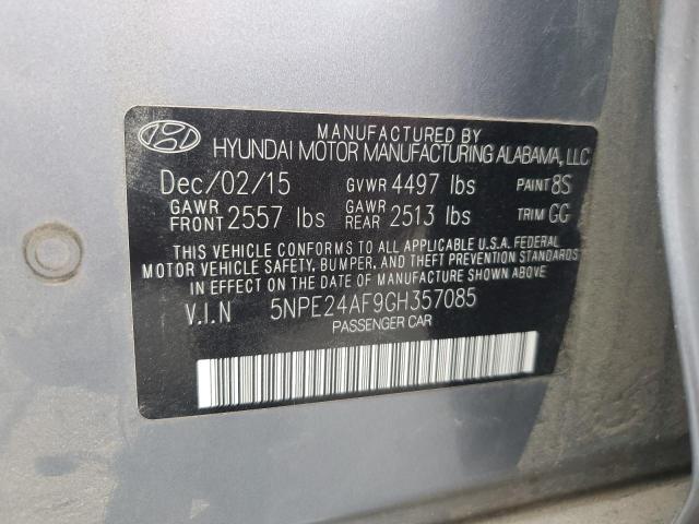 2016 HYUNDAI SONATA SE - 5NPE24AF9GH357085