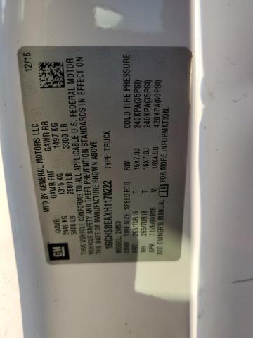 2017 CHEVROLET COLORADO - 1GCHSBEAXH1170222