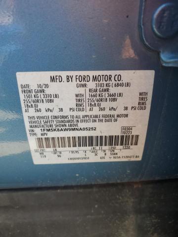 2021 FORD EXPLORER P - 1FM5K8AW9MNA05252