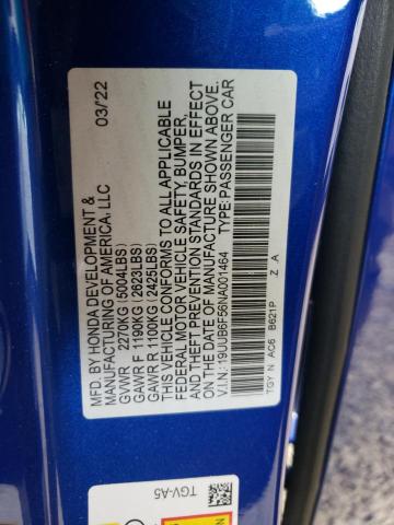 2022 ACURA TLX TECH A - 19UUB6F56NA001464
