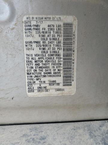 2017 NISSAN ROGUE S - JN8AT2MV1HW282059