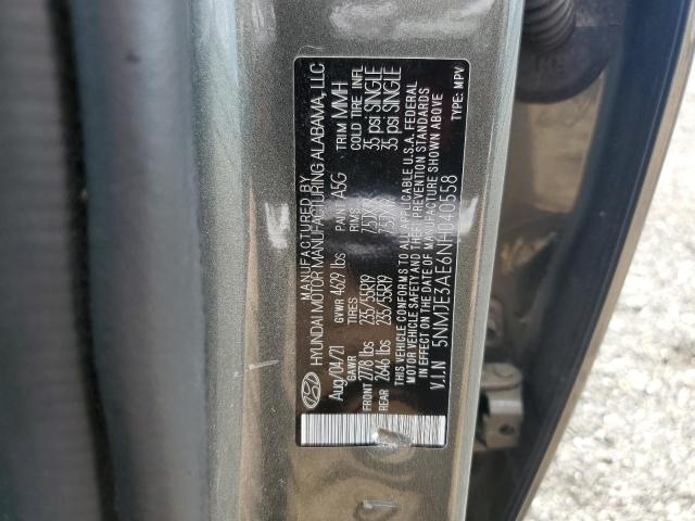 2022 HYUNDAI TUCSON LIM - 5NMJE3AE6NH040558