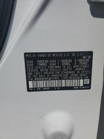 2020 HONDA FIT LX 3HGGK5H47LM717477