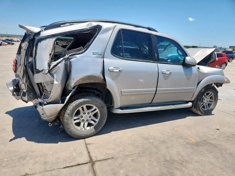 TOYOTA SEQUOIA SR 2004 silver  gas 5TDZT34A04S221278 photo #4