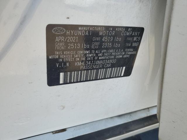 2021 HYUNDAI SONATA HYB KMHL34JJ4MA034800