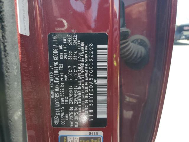 2016 KIA SORENTO LX - 5XYPGDA57GG132298