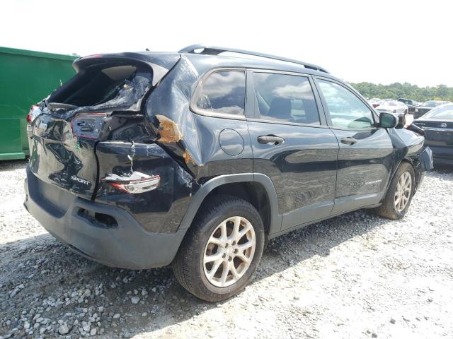JEEP CHEROKEE S 2016 black  gas 1C4PJLAB3GW233584 photo #4