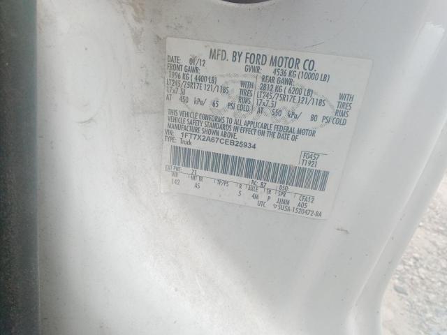 2012 FORD F250 SUPER - 1FT7X2A67CEB25934